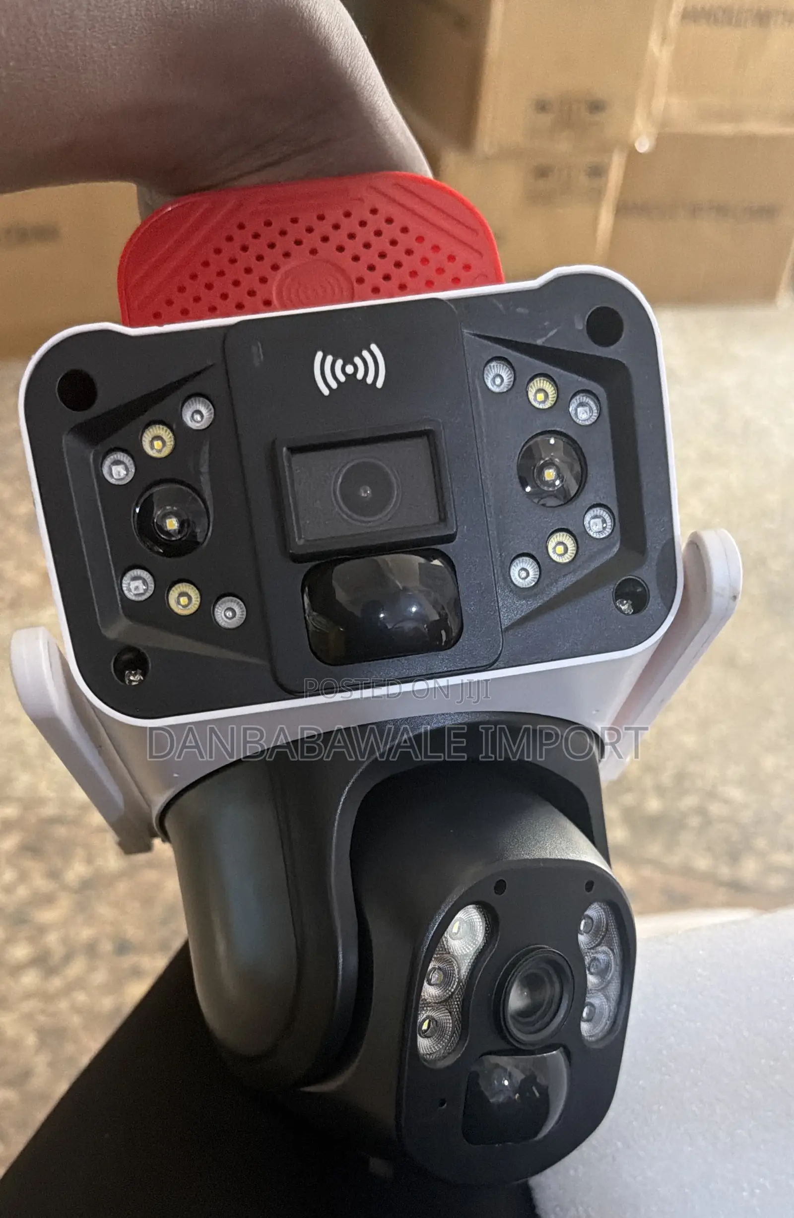 Observer Dual Lens Big Speaker Solar CCTV 4g Wireless Security Camera