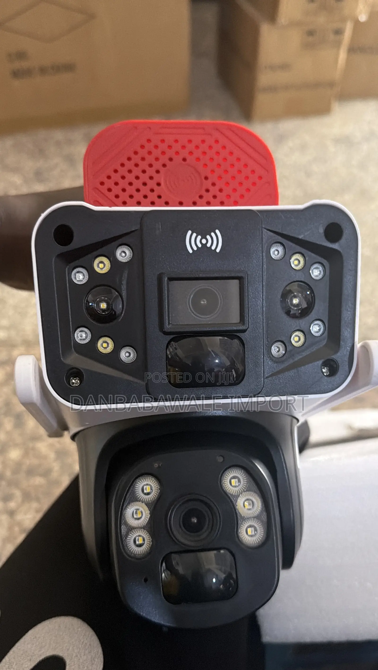 Observer Dual Lens Big Speaker Solar CCTV 4g Wireless Security Camera