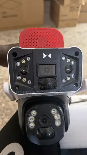 Observer Dual Lens Big Speaker Solar CCTV 4g Wireless Security Camera