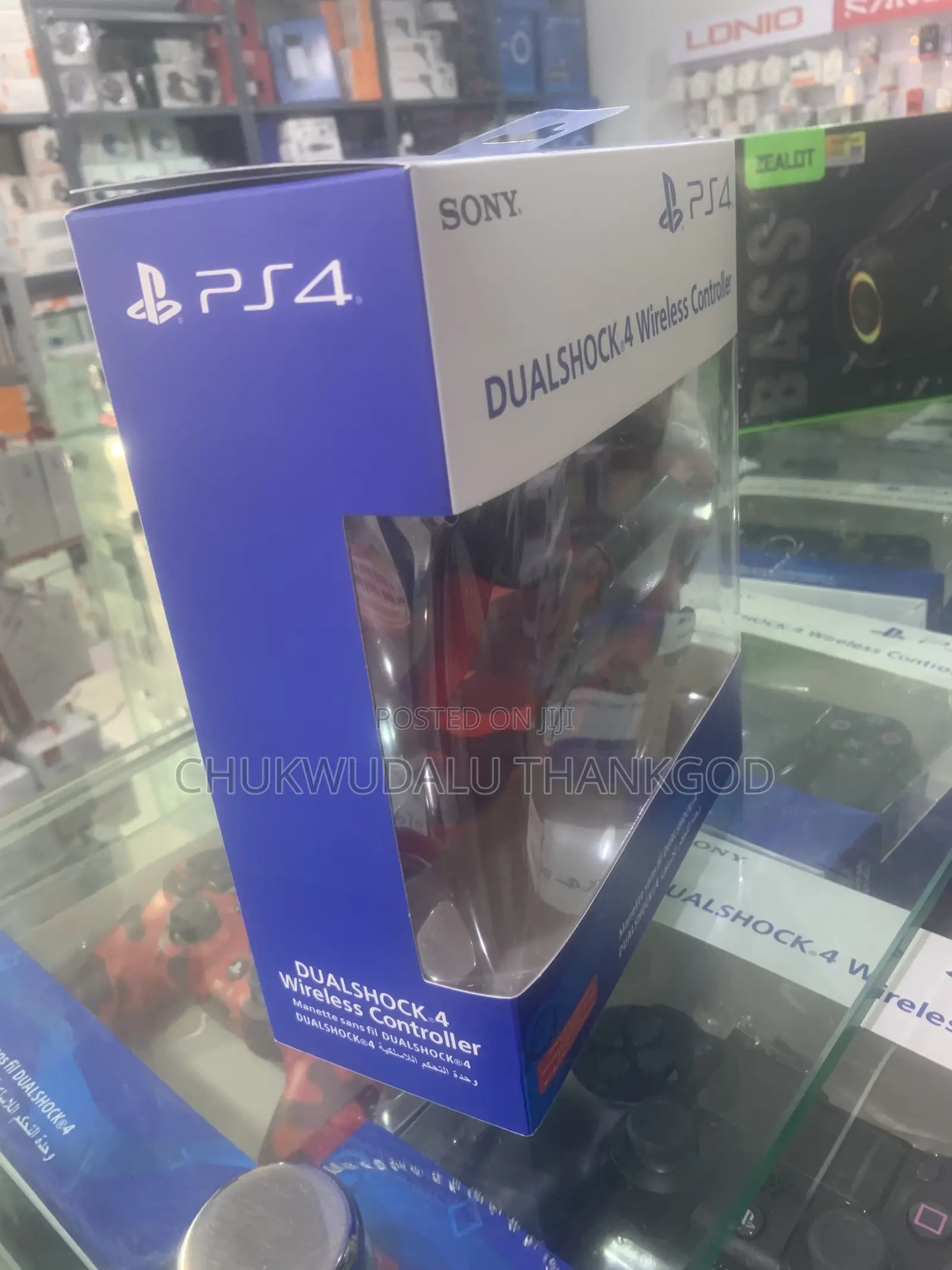 Sony PS4 Controller Dualshock 4 Wireless Game Pad - Red Cam