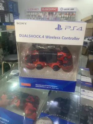 Sony PS4 Controller Dualshock 4 Wireless Game Pad - Red Cam