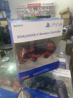 Sony PS4 Controller Dualshock 4 Wireless Game Pad - Red Cam