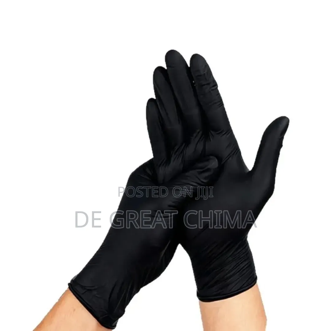 100pcs /Box Black Disposable Hand Glove