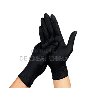 100pcs /Box Black Disposable Hand Glove