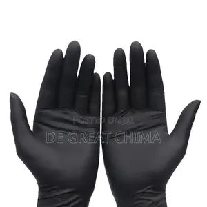 100pcs /Box Black Disposable Hand Glove