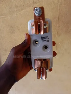 High-Quality Standard 400A Pure Copper Fuse Base ( 3 Pieces Set )