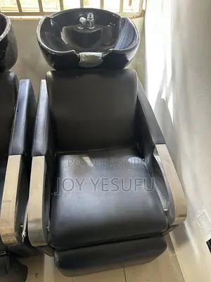 Salon Executive Chair and Shampoo Bowl