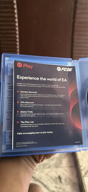 Fc26 Video Game Disc
