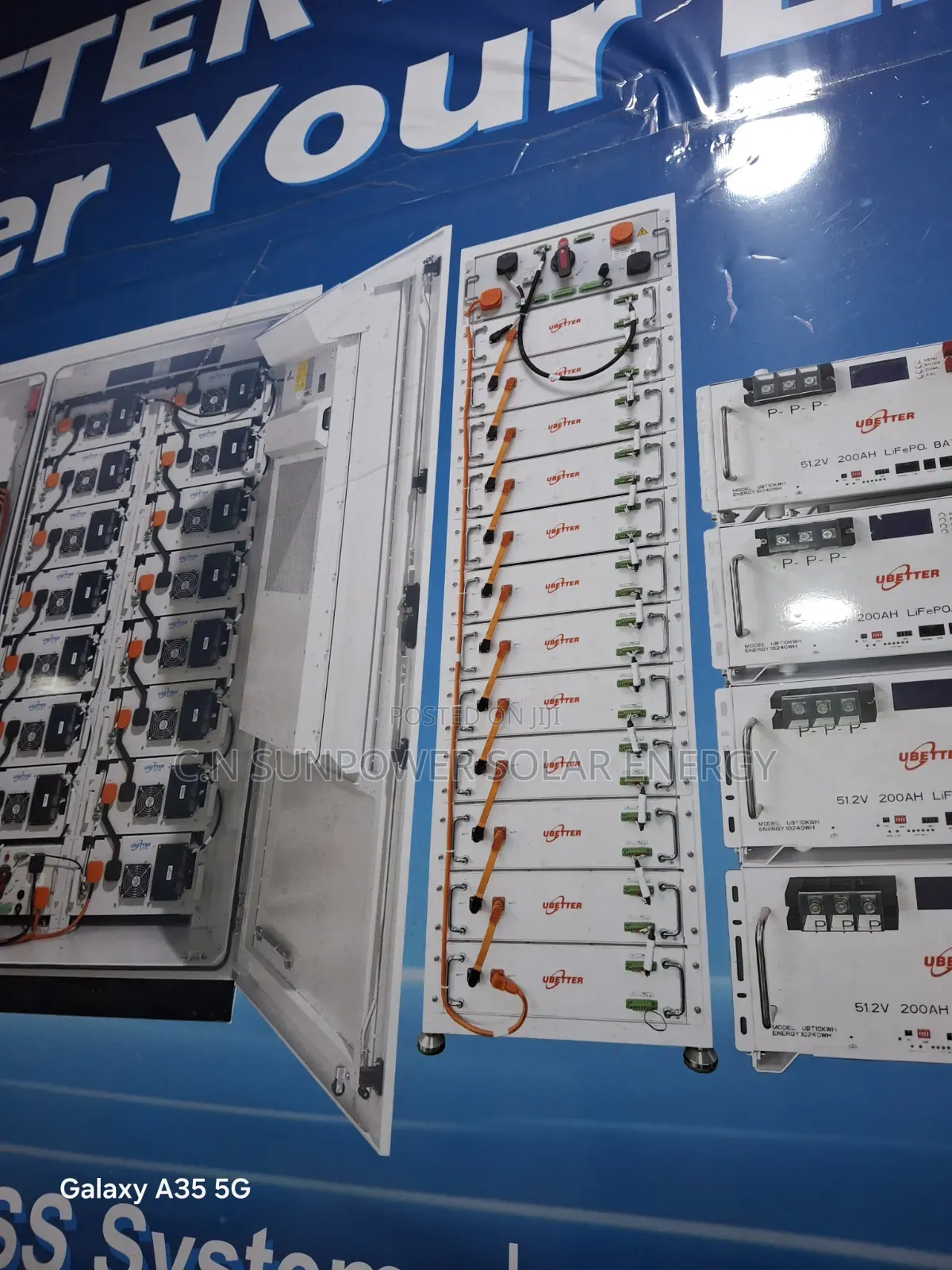 Ubetter 5kwh/48v Stackable Lithium-Iron Battery