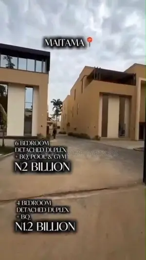 Furnished 6bdrm Duplex in Maitama for sale