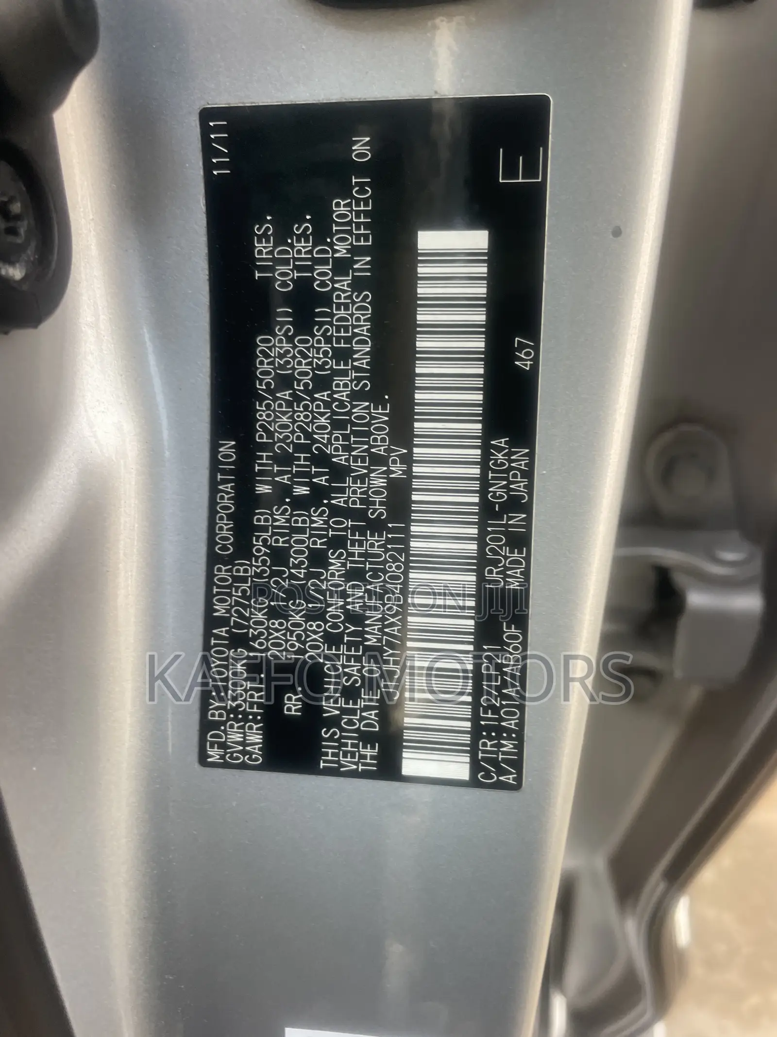 Lexus LX 570 2011 Silver