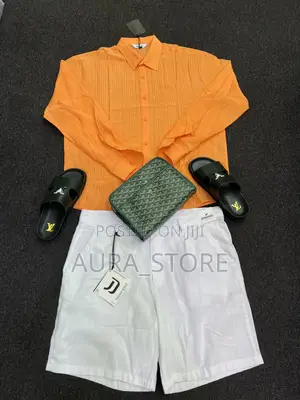 Linen Short Sleeve Shirt and a Linen Pant