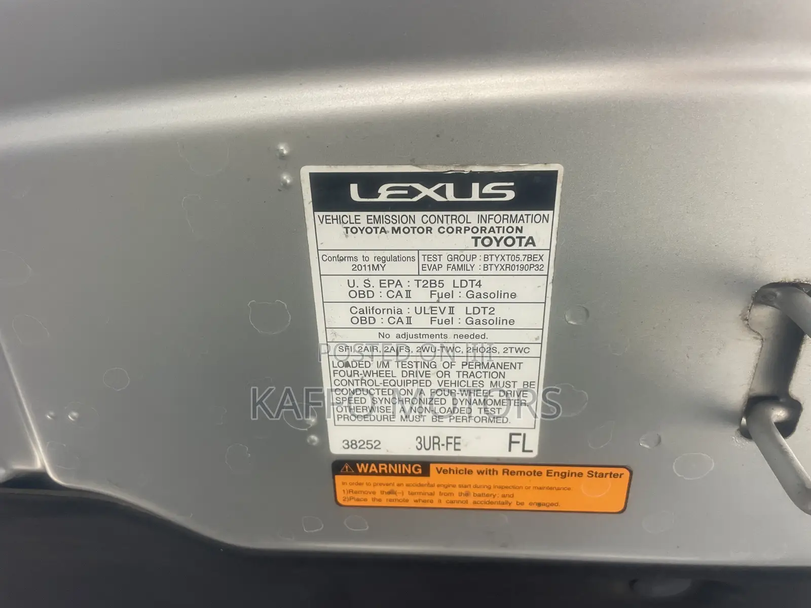Lexus LX 570 2011 Silver