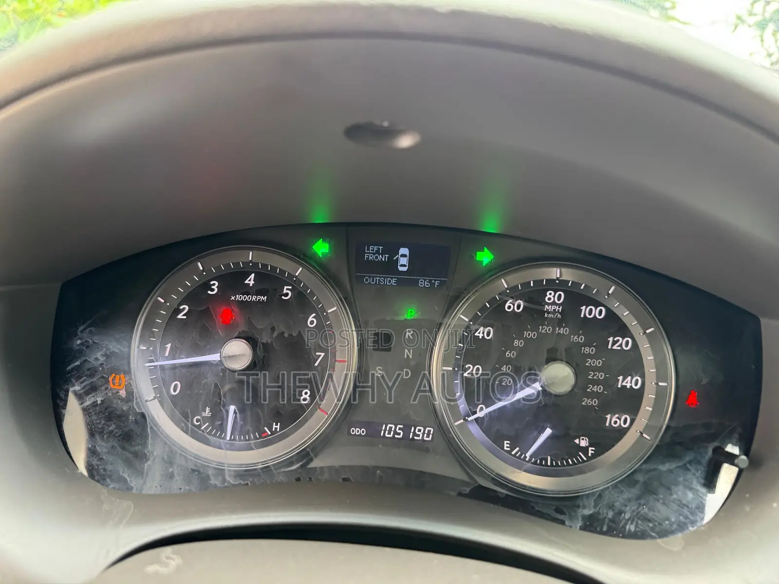 Lexus ES 350 2010 Blue