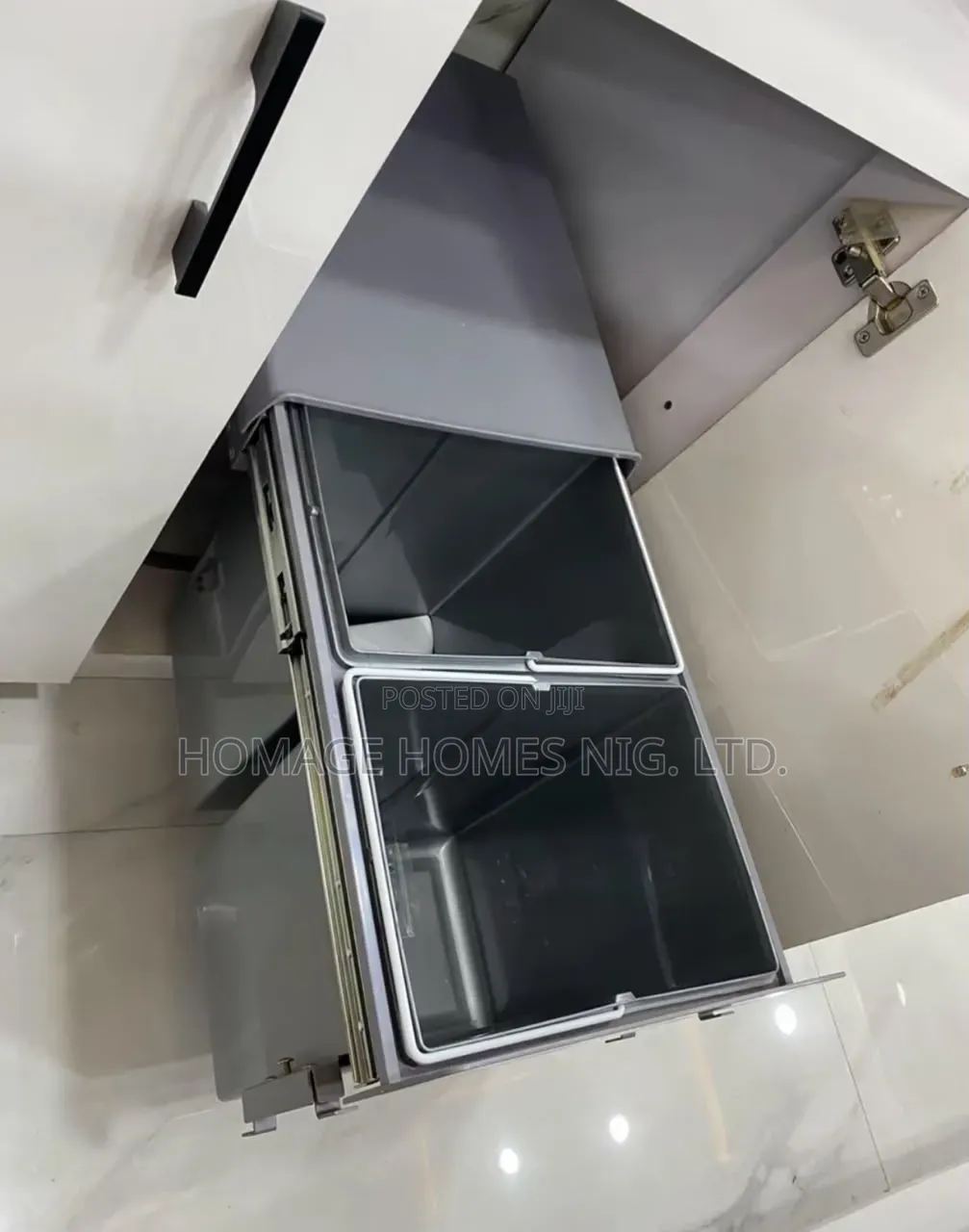 Pull Out Waste Bin Double