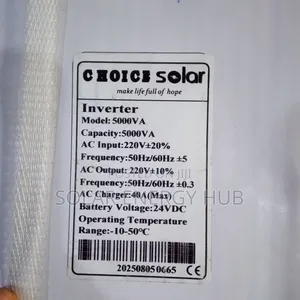 5kva/24v Choice Solar Inverter