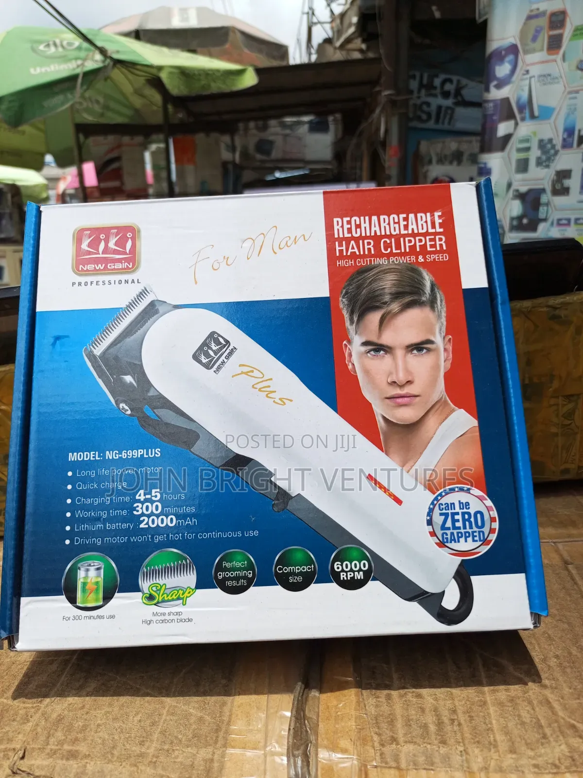 Kiki Rechargeable Clipper