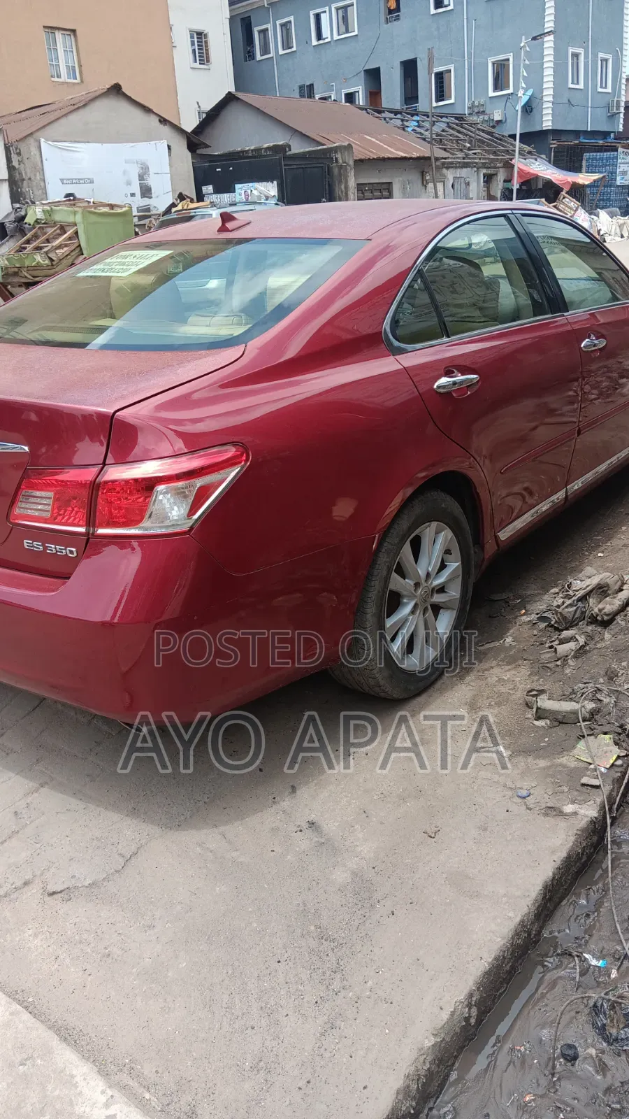 Lexus ES 2012 Red