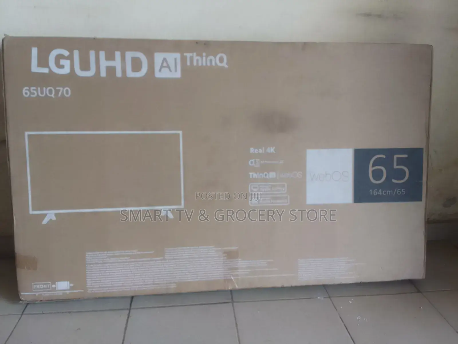 65 Inches LG WebOS ThinQ UHD HDR With Full Smart TV Options