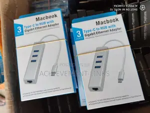 Type C to Hub With Gigabit Ethernet Adapter