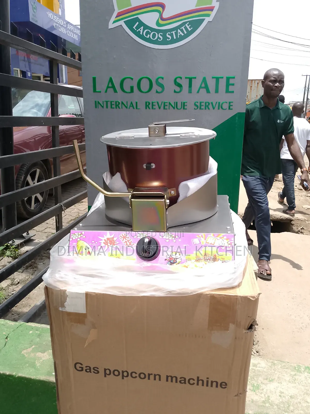Gas Popcorn Machine (Imported)