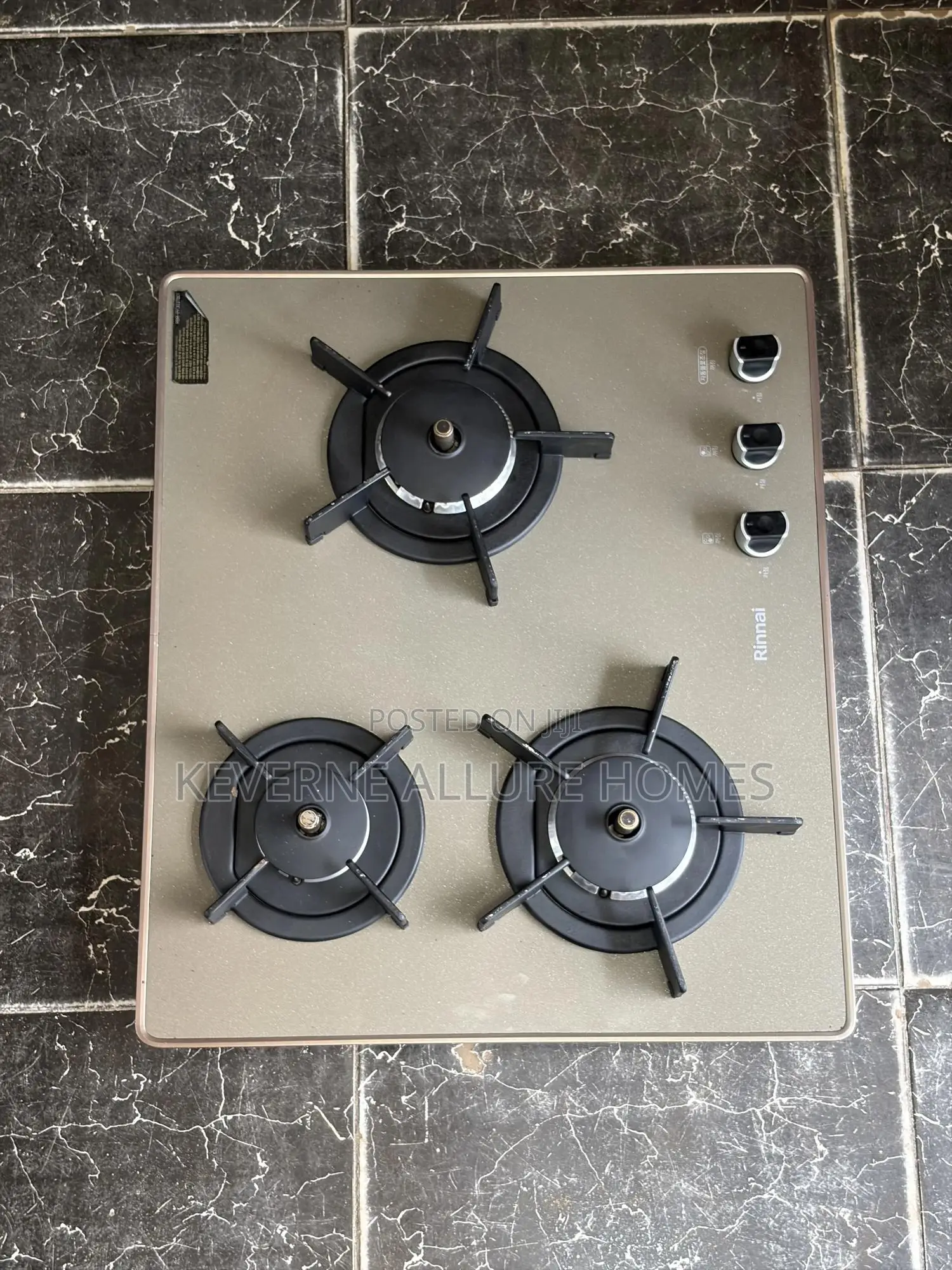 Rinnai 3 Burner Gass Cooker