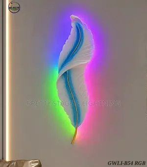 Led Feather Wall Sconce