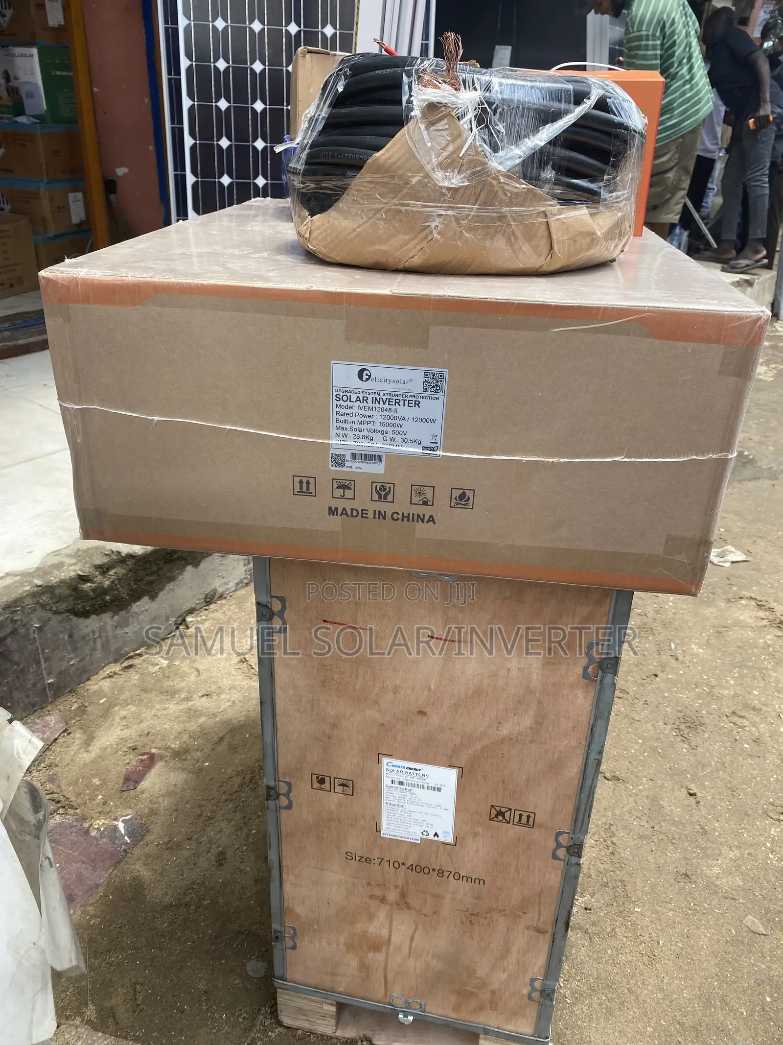 Felicity 12kva/48 Lithium Battery