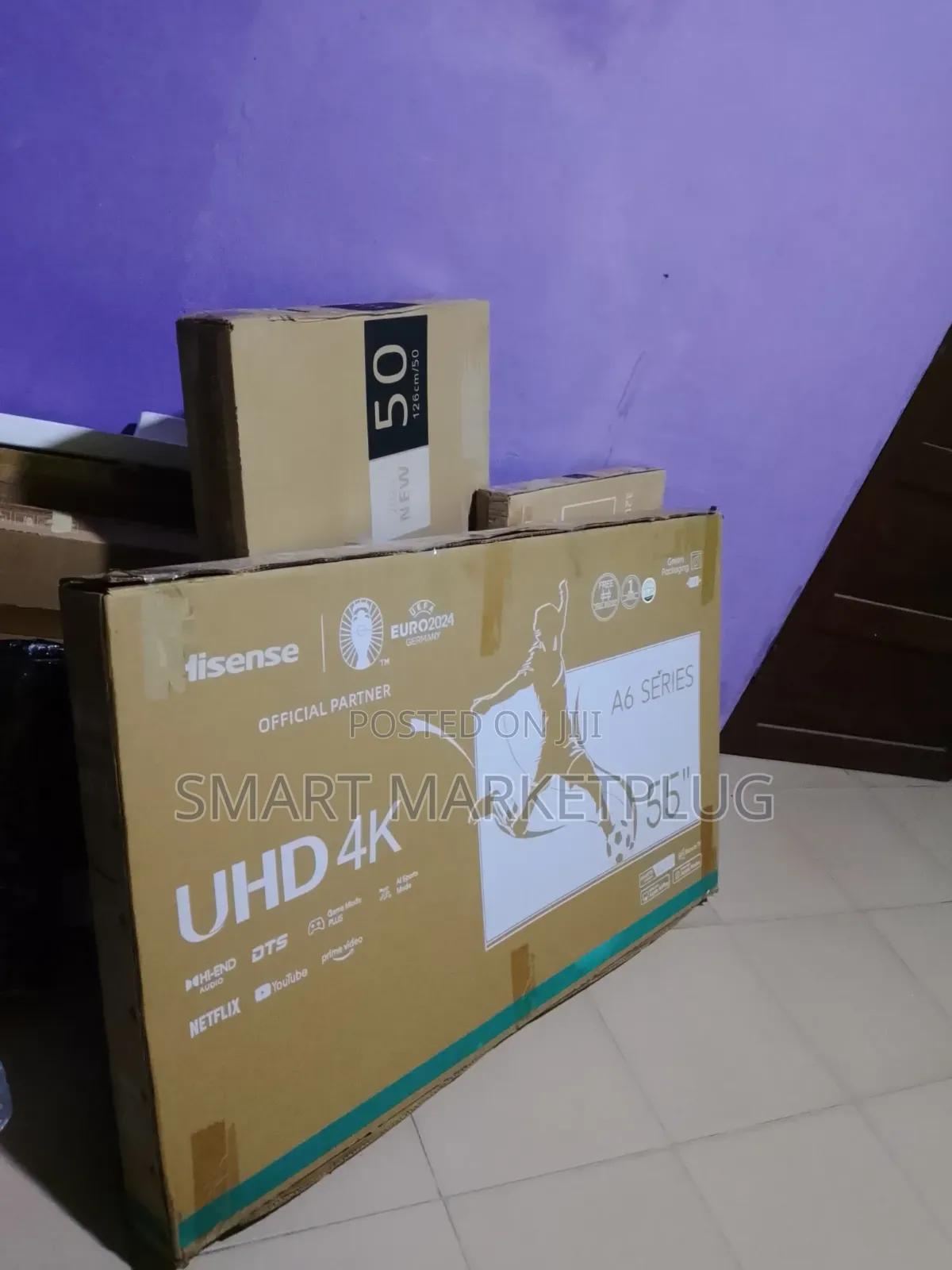 Hisense 55" Uhd Smart Television With Youtube+youtube+bluetooth