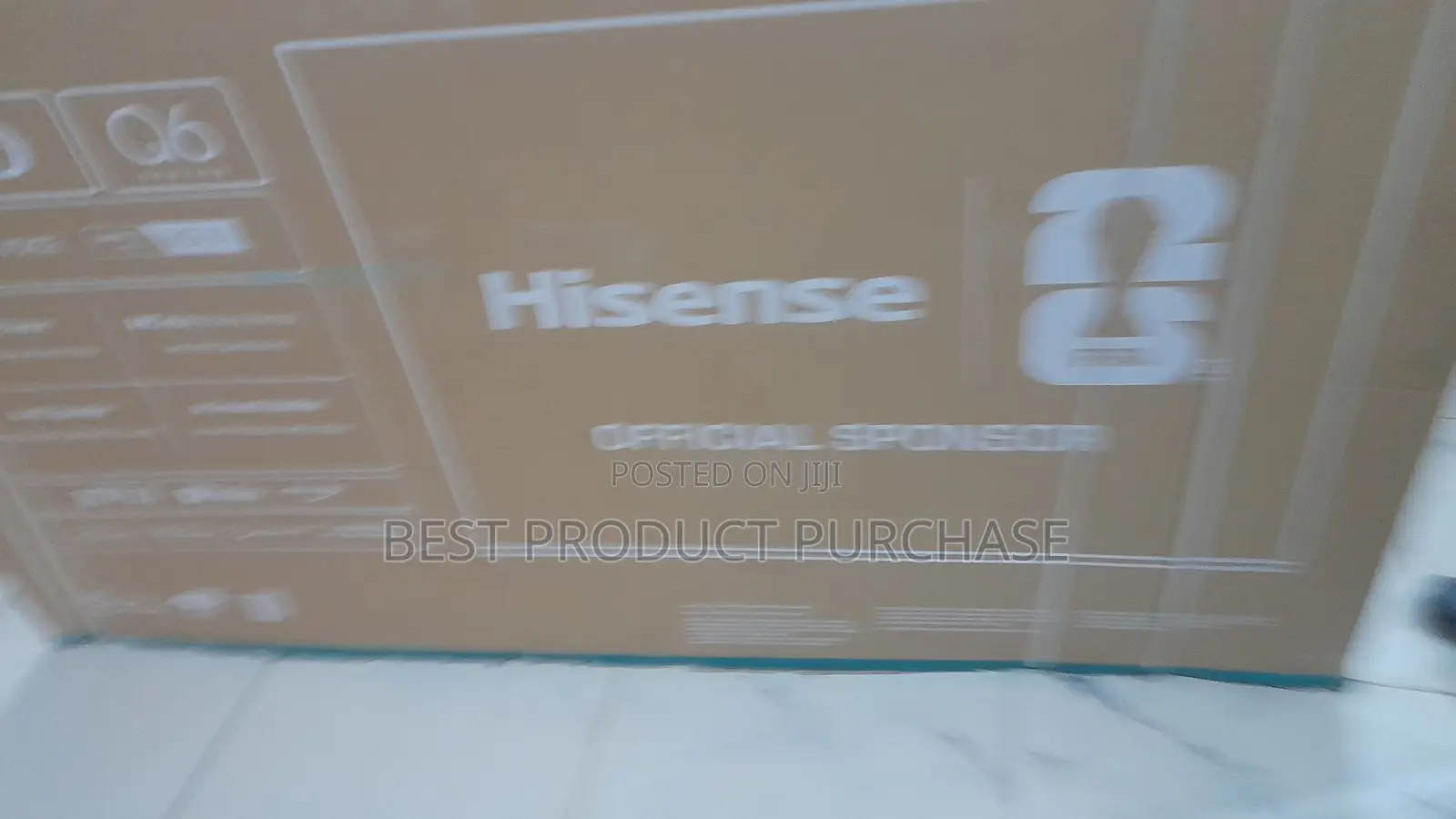 85" Hisense QLED 4K Television – Modern Slim Design