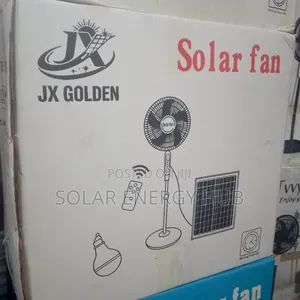 16inch Jx Golden Solar Rechargeable Fan
