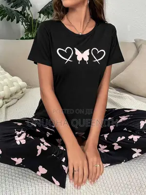 Ladies 2-Piece Loungewear Set | Cute Pyjamas