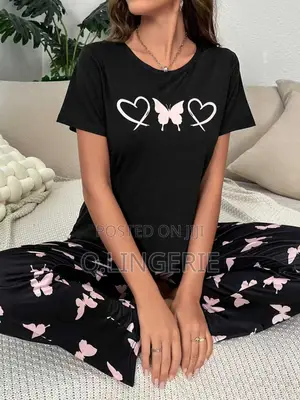 Ladies 2-Piece Loungewear Set | Cute Pyjamas