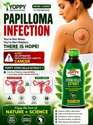 Evarich Global Yoppy Herbal Drink Treats Papiloma