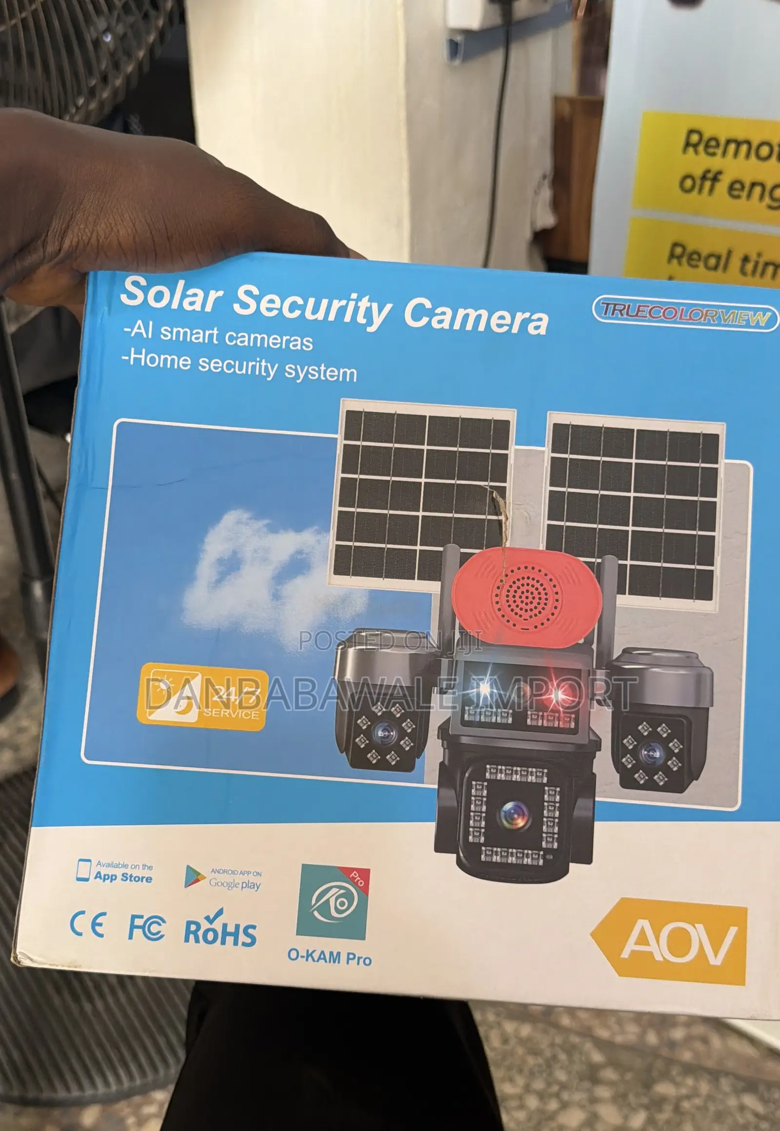 Observer 4 Lens Big Speaker AOV Solar Camera