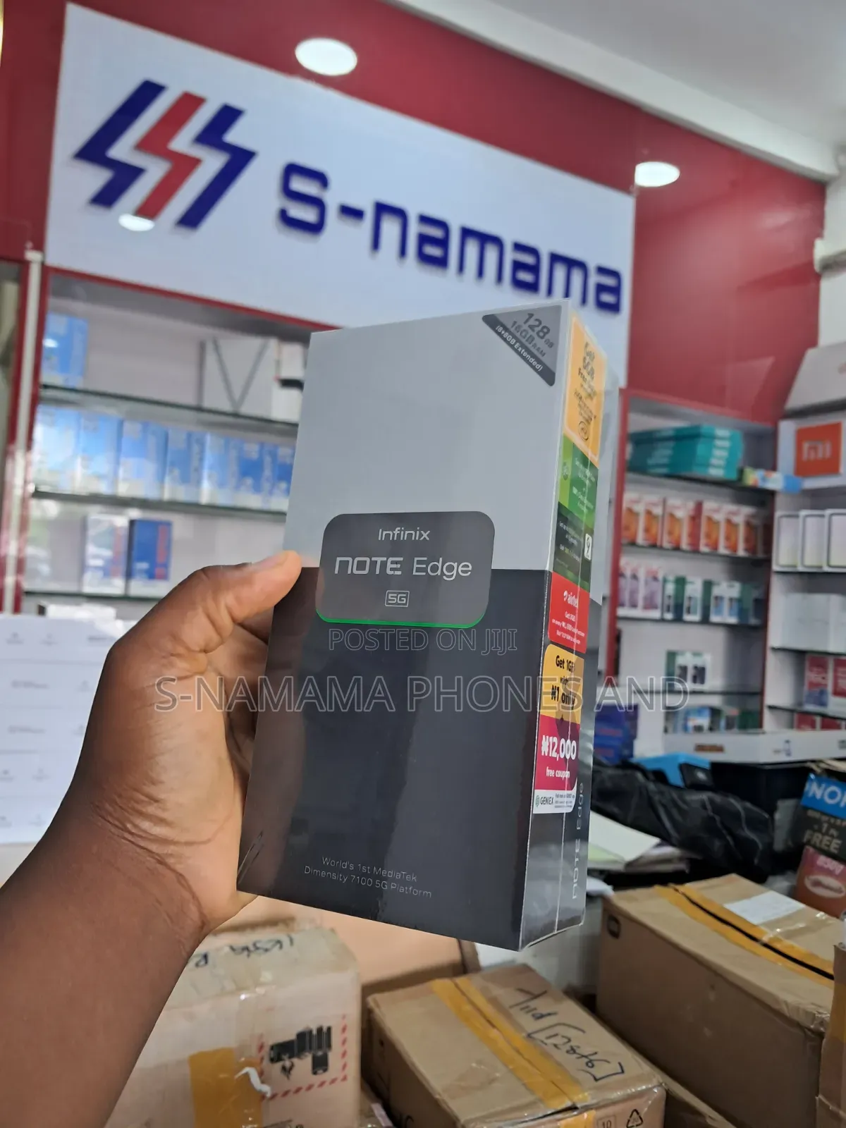 New Infinix Note Edge 128 GB Silver