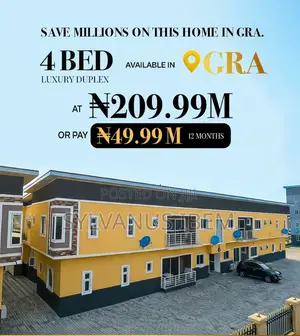 4bdrm Duplex in GRA Phase 1 / Port-Harcourt for sale
