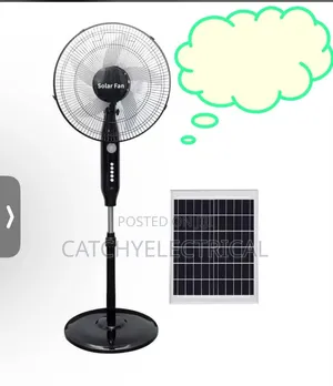 Rechargeable Solar Fan