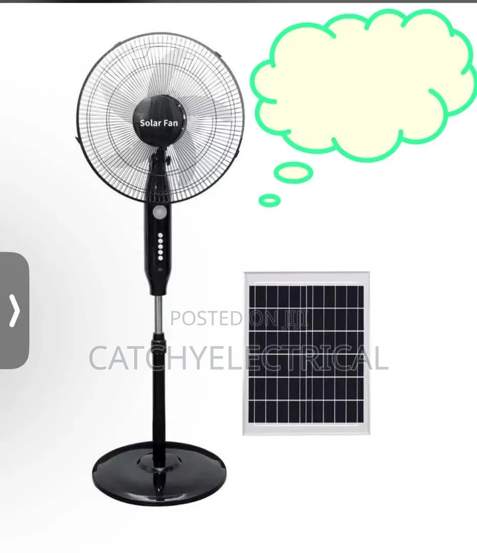 Rechargeable Solar Fan