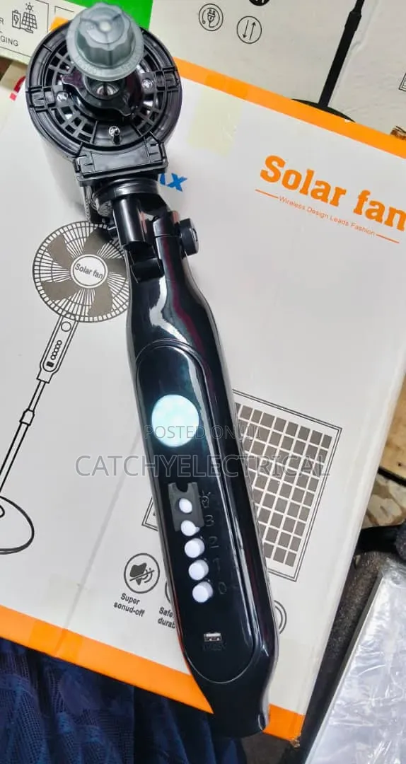Rechargeable Solar Fan