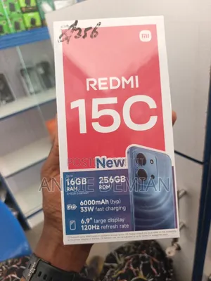 New Xiaomi Redmi 15C 4G 256 GB Red