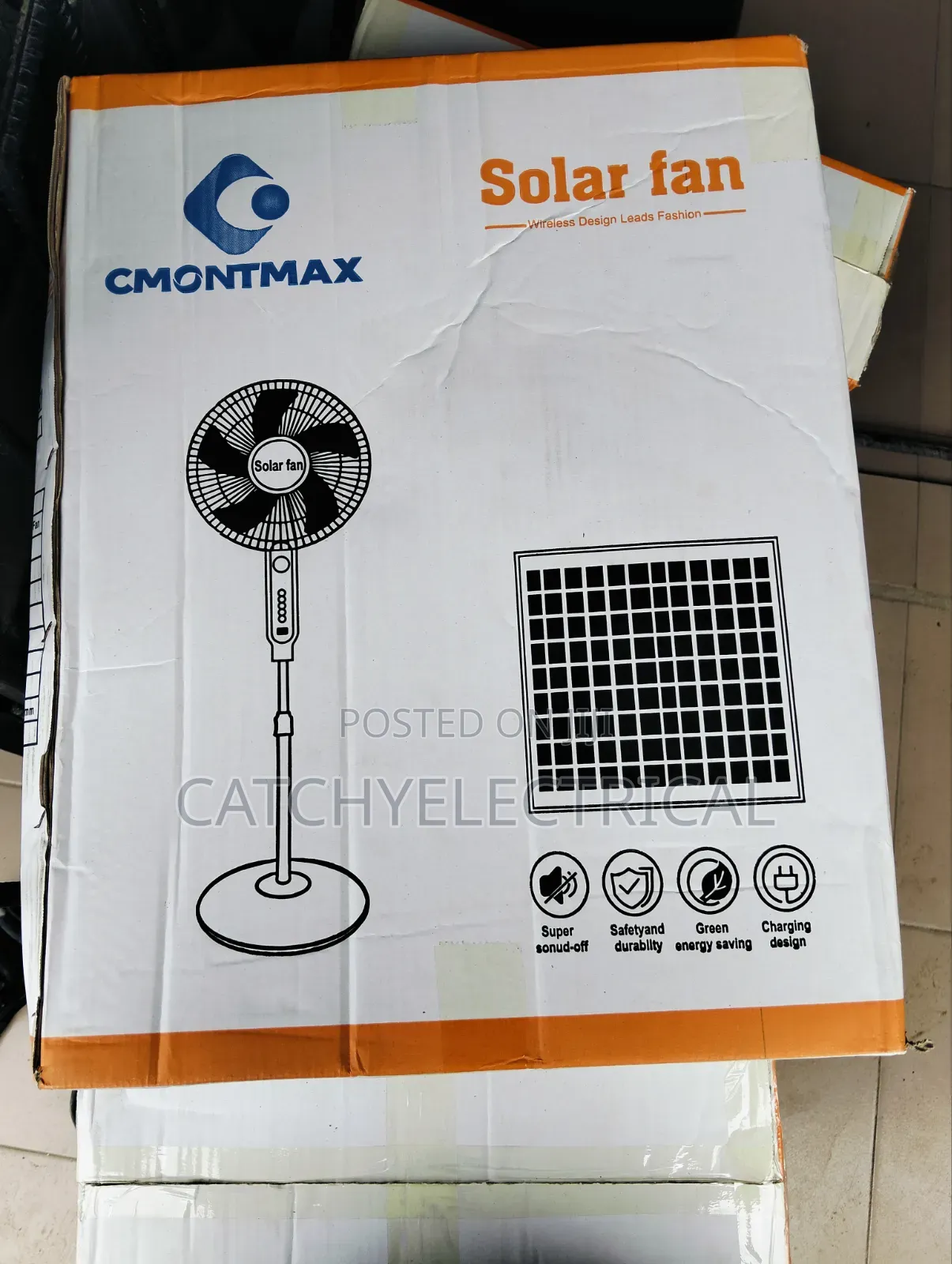 Rechargeable Solar Fan