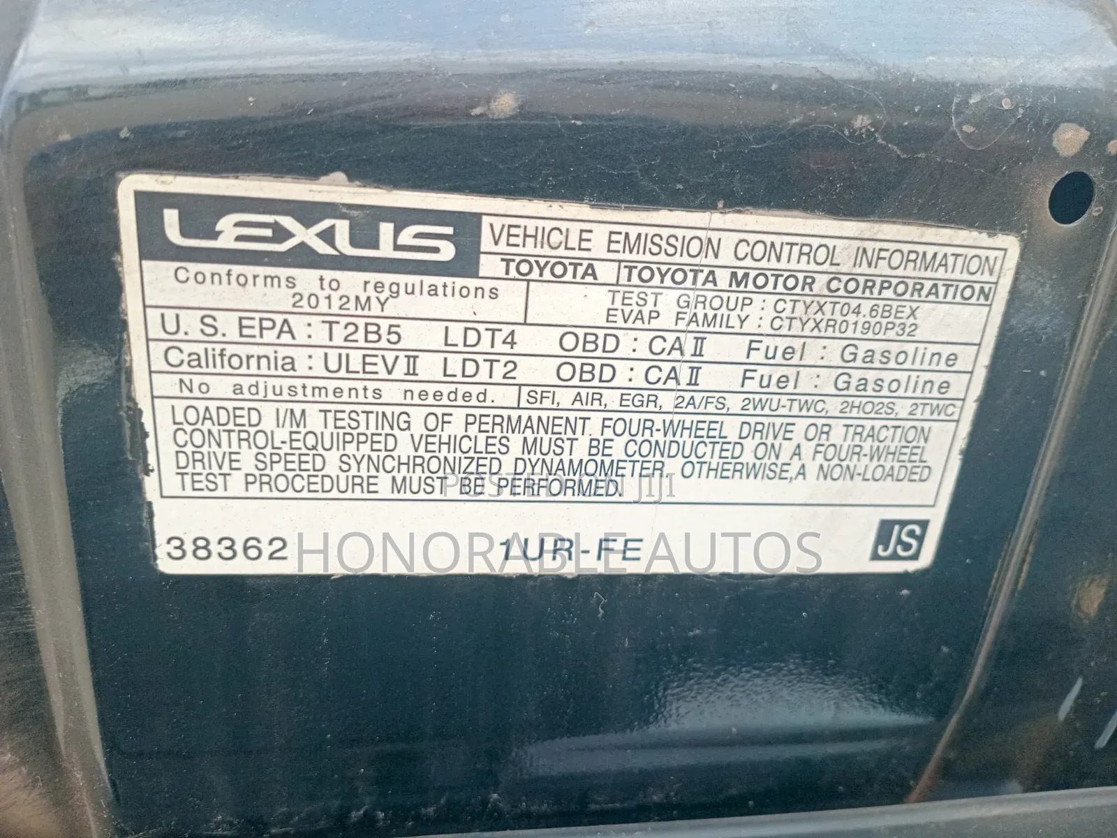 Lexus GX 2012 Black