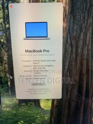 Laptop Apple MacBook Pro 2019 16GB Intel Core i7 SSD 2T