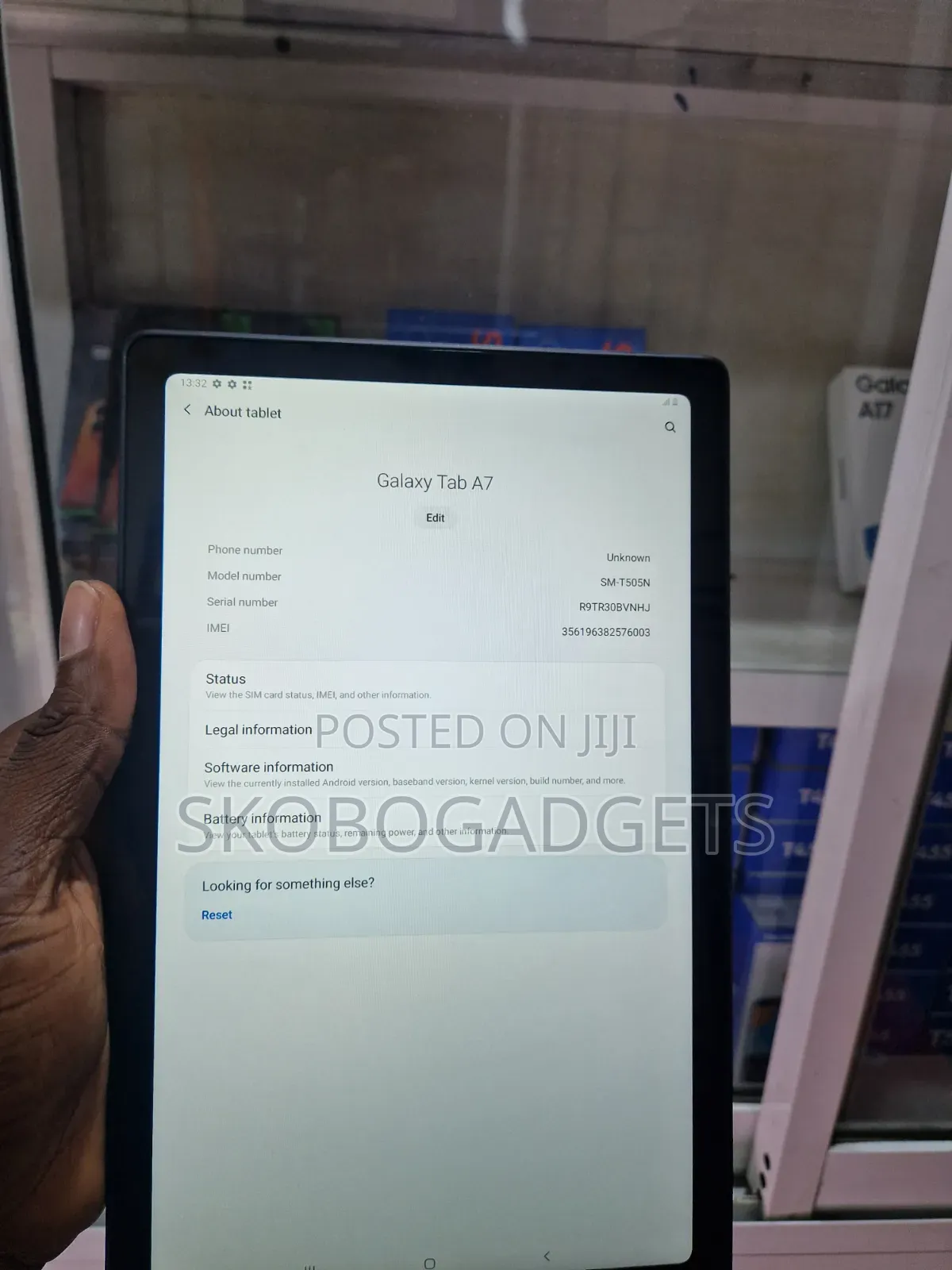 Samsung Galaxy Tab A7 LTE 32 GB Black