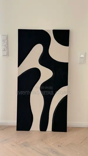 Swirly Black & White Wall Art | Abstract Bedroom Aesthetic Decor