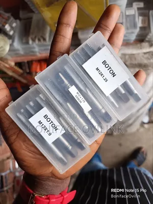 12mm Intermediate Metric Thread Tap Pitch 1.0 / 1.25 / 1.75 / 1.5