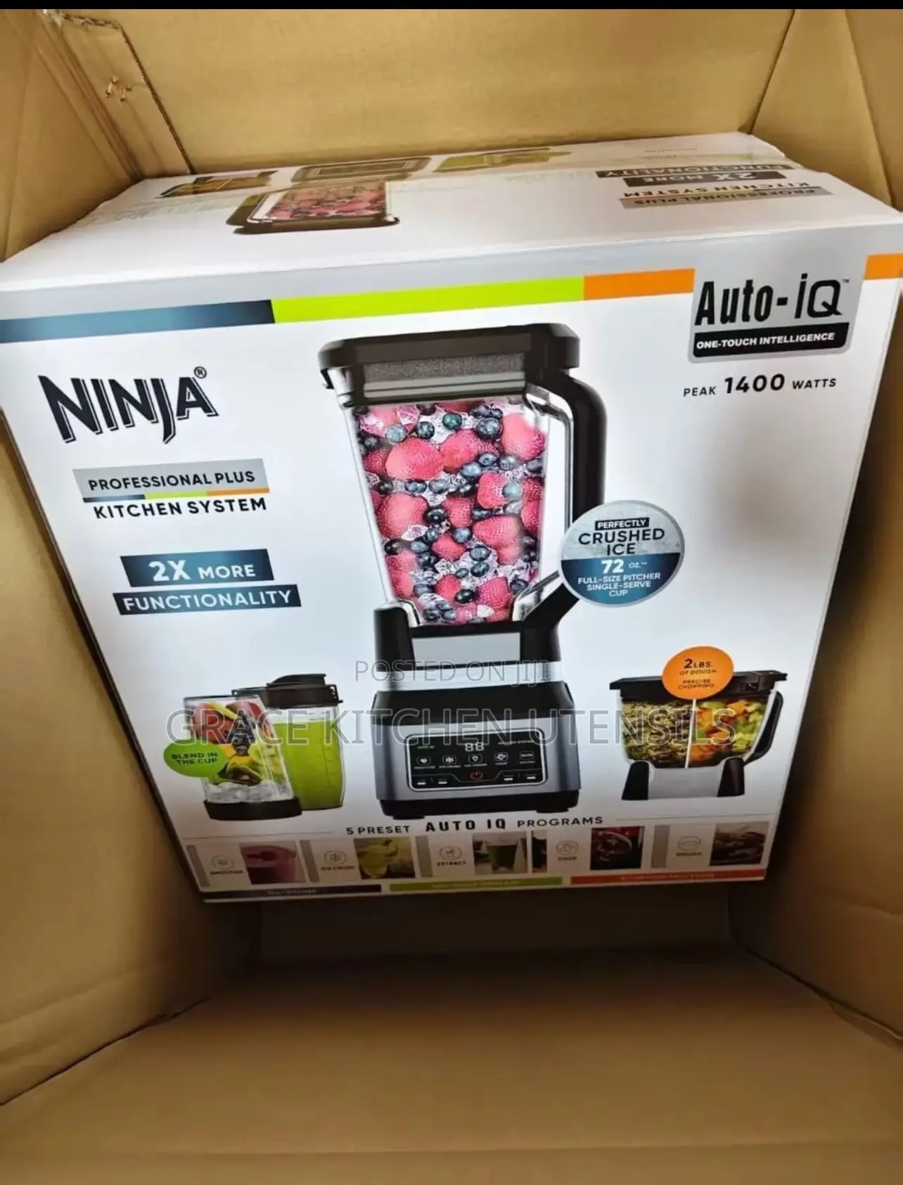Ninja 3-in-1 Plastic Food Processor