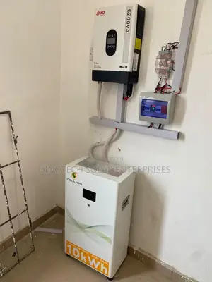 Setup of 10kwh Eco Lion Lithium Ion Battery With 6.2kva Sako Hybrid