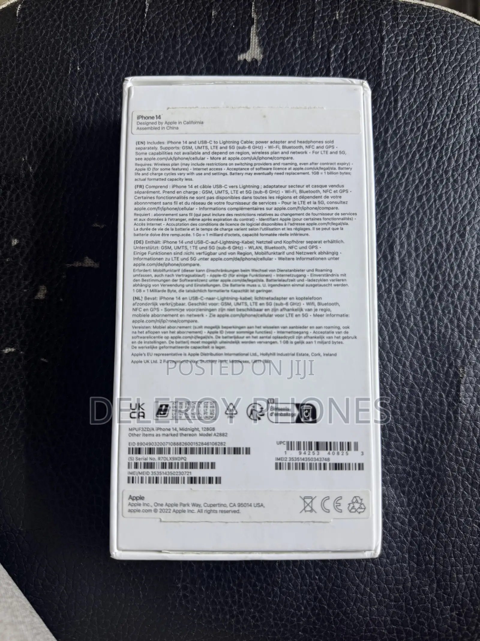 Apple iPhone 14 128 GB Black